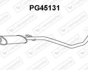 Silencieux central|VENEPORTE 170561-