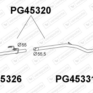 Tuyau d’échappement 1717AP-