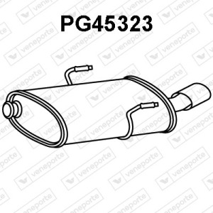 Silencieux arrière|VENEPORTE 1726CZ-1726GV-9677267080-