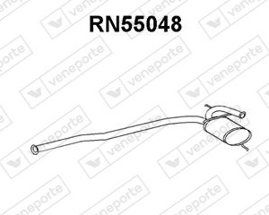 Silencieux central|VENEPORTE 7700787221-