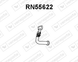 Tuyau d’échappement 7700428923-