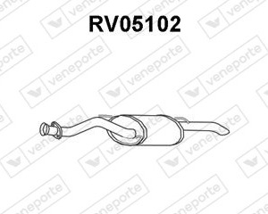 Silencieux arrière|VENEPORTE EAP8692EVA-GEX33417-WCG101890EVA-