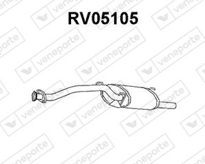 Silencieux arrière|VENEPORTE GEX33481-WCG10005EVA-