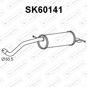 Silencieux arrière|VENEPORTE 6R6253609AA-6R6253609AK-6R6253609AS-