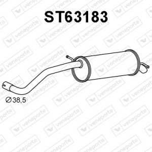 Silencieux arrière|VENEPORTE 6Q6253609CE-6Q6253609J-JZW253609AJ-JZW298141AF-