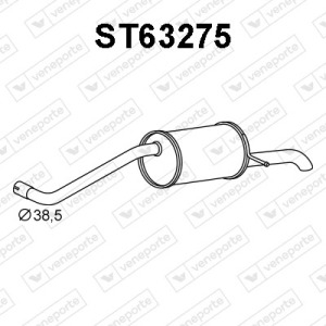 Silencieux arrière|VENEPORTE 5Z6253609C-5Z6253609M-6Q6253609AR-6Q6253609BQ-6R6253609AF