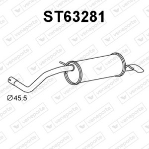 Silencieux arrière|VENEPORTE 6Q9253609AB-6Q9253609AL-6Q9253609L-6Y9253609-