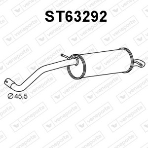 Silencieux arrière|VENEPORTE 6Q6253609-6Q6253609AC-6Q6253609AQ-6Q6253609CD-6Q6253609L