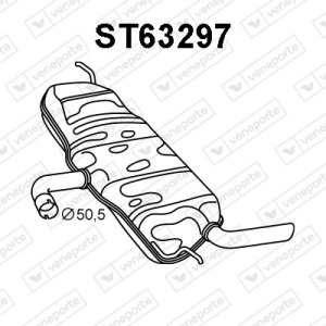 Silencieux arrière|VENEPORTE 5P0253609-