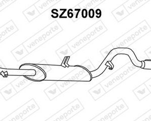 Silencieux arrière|VENEPORTE 1430060A40-1430060A41-1430060A4V-1430085C00-