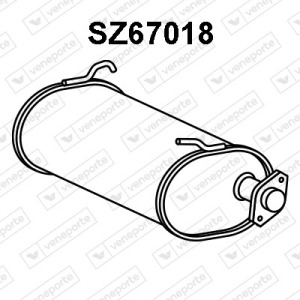 Silencieux arrière|VENEPORTE 1430081A00-1430081A11-1430082A01-