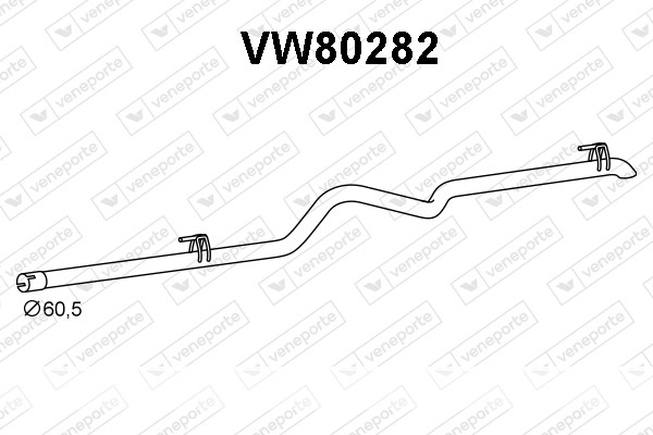 Tuyau d’échappement 2D0253681AF-2D0253681AJ-