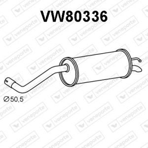 Silencieux arrière|VENEPORTE 6Q6253609CA-6R6253609AN-JZW253609DL-