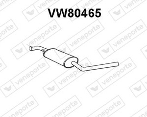 Silencieux central|VENEPORTE 074253409P-JZW253409M-