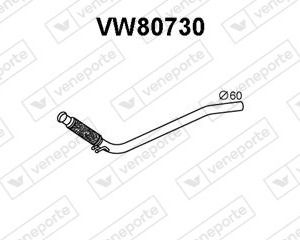 Tuyau d’échappement 7H0253301D-