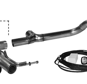 Paire de silencieux arrière pour VOLKSWAGEN VWART/3H-K/57T