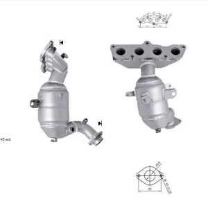 CATALYSEUR MAZDA 2 1.3i 16V