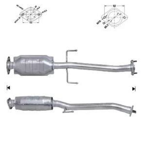 CATALYSEUR MAZDA 323 2.0i