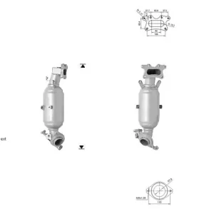 CATALYSEUR HONDA CR-V 2.0i Vtec