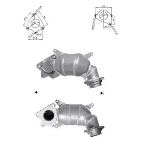 CATALYSEUR HONDA CR-V 2.2TD