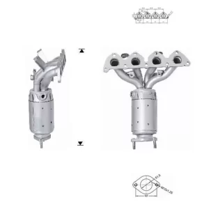 CATALYSEUR HYUNDAI TRAJET 2.0i 16V